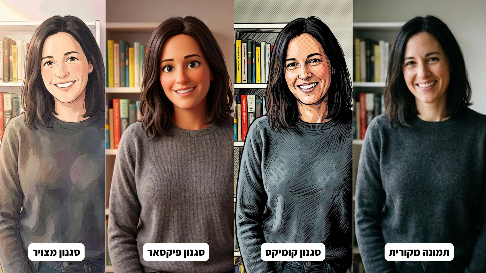 תמונת AI: וריאציות דמות